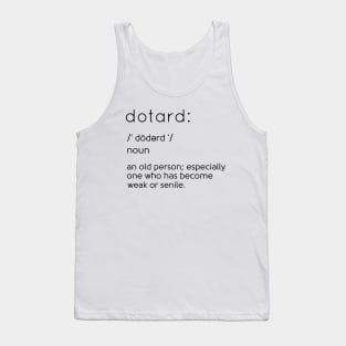 Dotard - Definition (Black) Tank Top